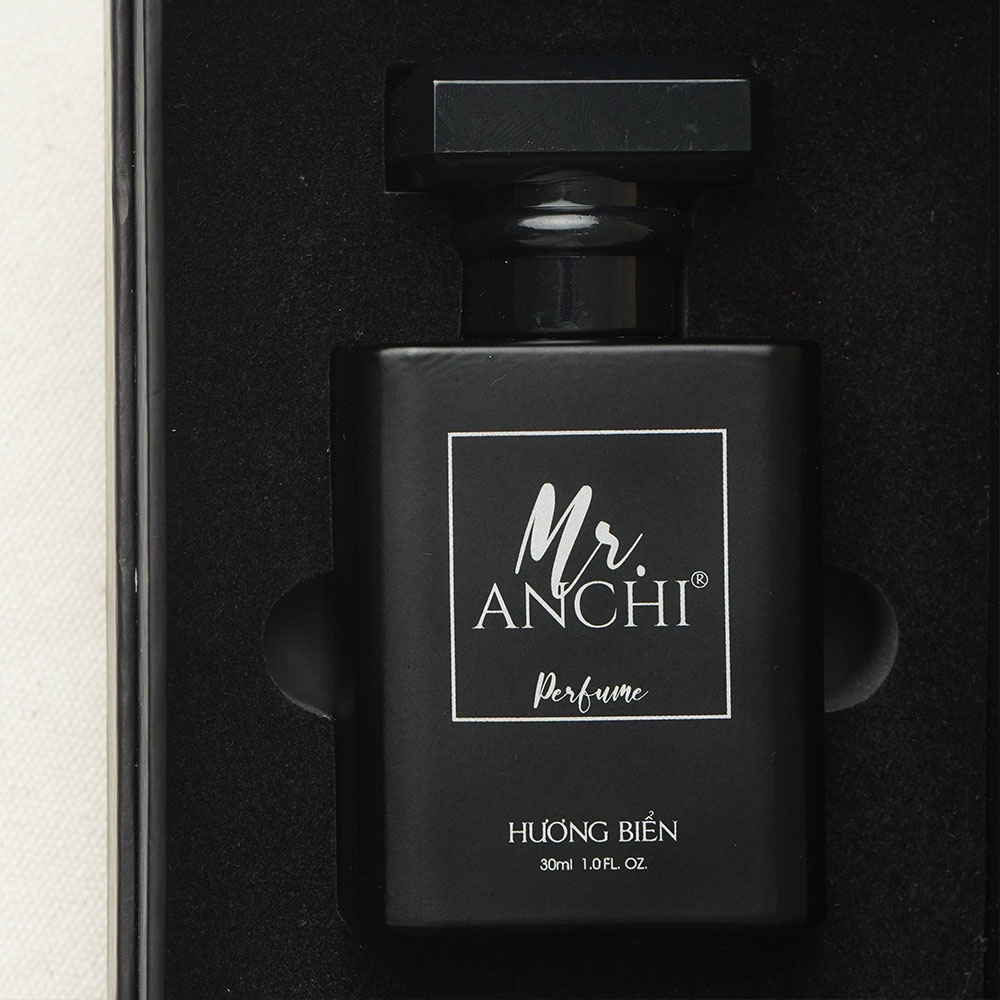 Nước Hoa Nam Mr. ANCHI Perfume Hương Biển Và Hổ Phách Chính Hãng Thơm Lâu 30ml