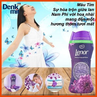 Viên xả vải khô lenor màu vàng/tím
