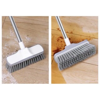 Chổi cọ nhà vệ sinh, cây chà sàn đa năng 2 trong 1, chổi cọ sàn và gạt nước - tigi
