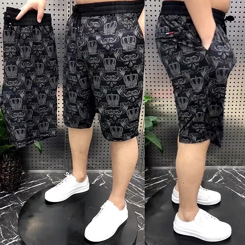 Quần Short Nam Hoạ Tiết Trẻ Trung#Short Thun Co Giãn 4 Chiều