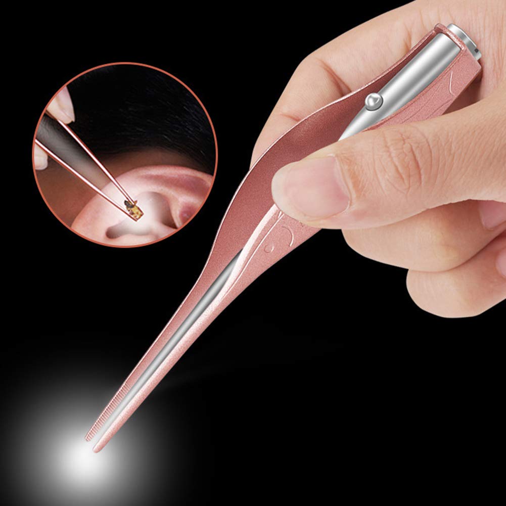 Bộ Dụng cụ Lấy rái tai, làm sao để lấy ráy tai khô - Bộ dụng cụ lấy ráy tai có đèn led siêu sáng cao cấp dành cho bé yêu