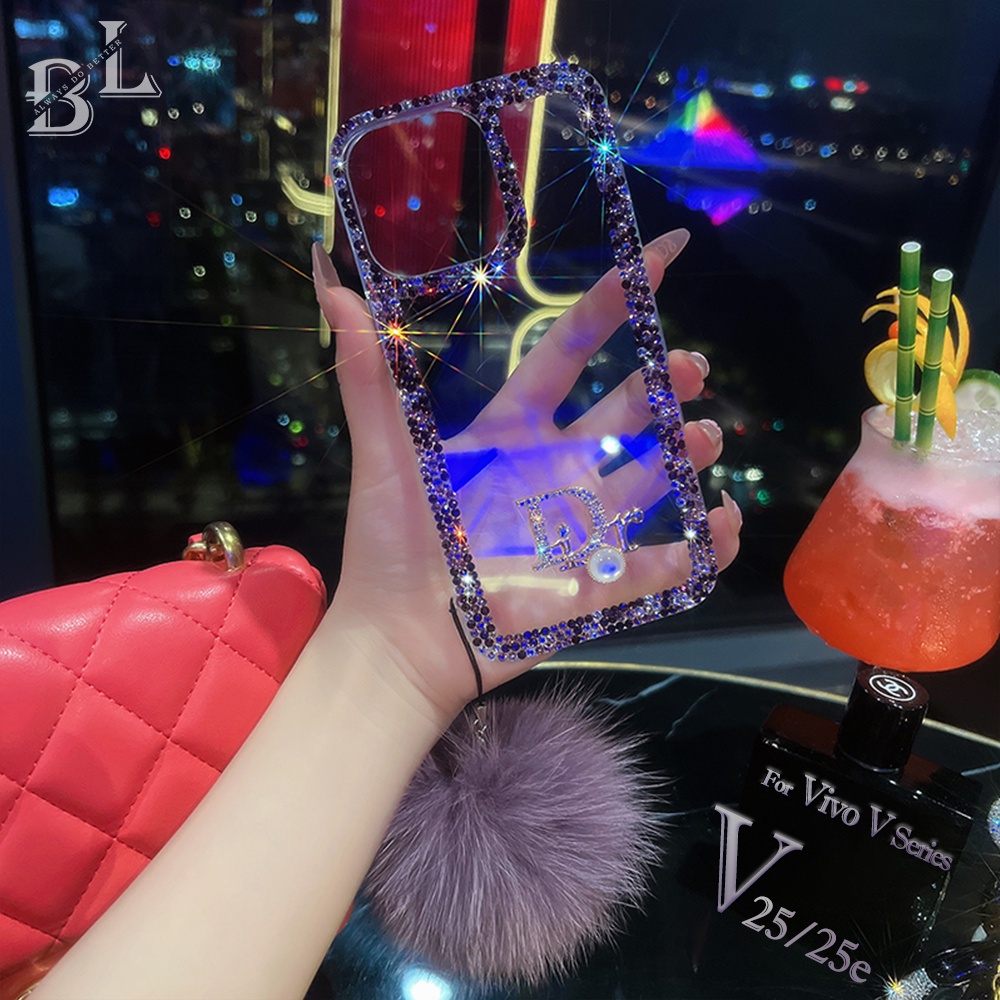 Ốp Điện Thoại Vivo V29 V27 5G V27E V25 V25e V23 5G V23e V23 Pro V21 5G 4G Mềm Kim Tuyến Lấp Lánh 3D Cho