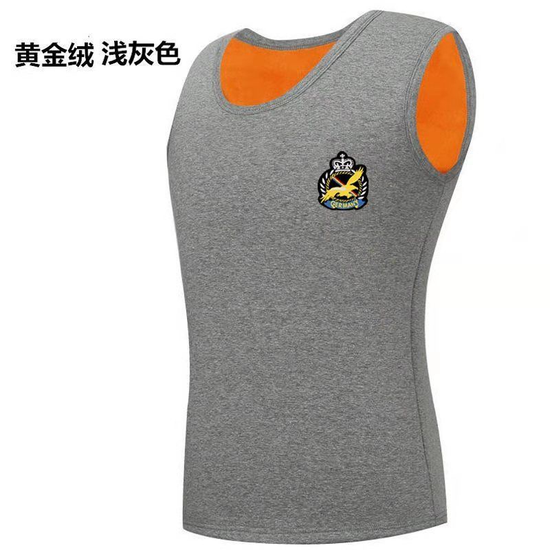 [M &amp; E] Áo Sát Nách Lót Lông Cừu Dày Giữ Ấm Mùa Đông Phong Cách Mới Cho Nam