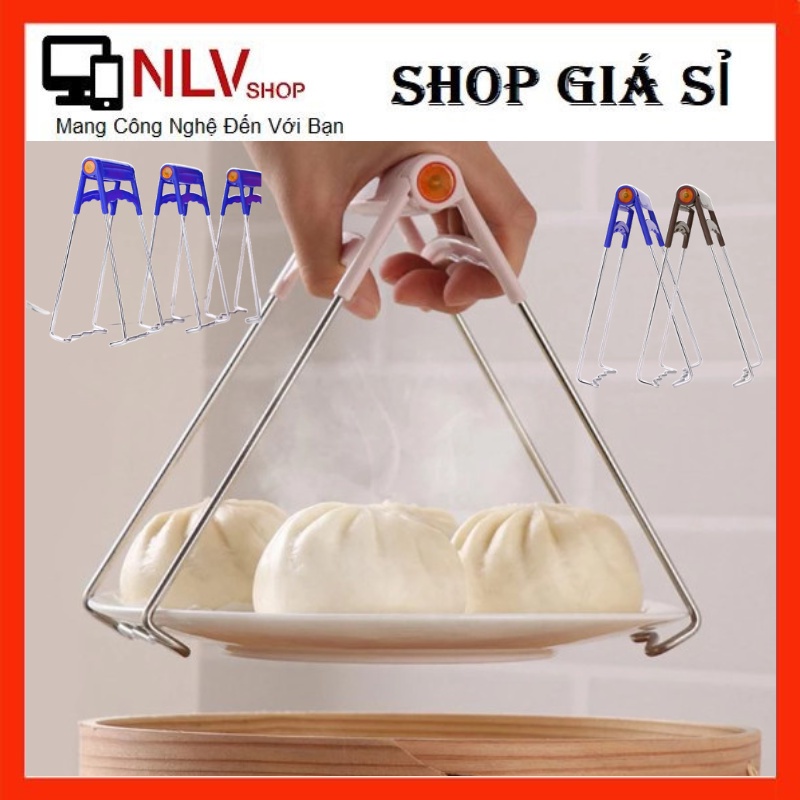 Kẹp Gấp Thức Ăn Nóng Thép Không Gỉ Tiện Dụng