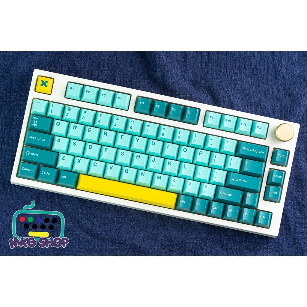 Keycap CMK Retrocast, in doubleshot 173 nút bàn phím cơ, cherry profile, daye keycap