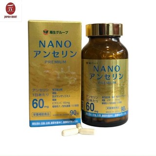 Viên uống hỗ trợ điều trị gout yo group nano anserin premium hộp 90 viên