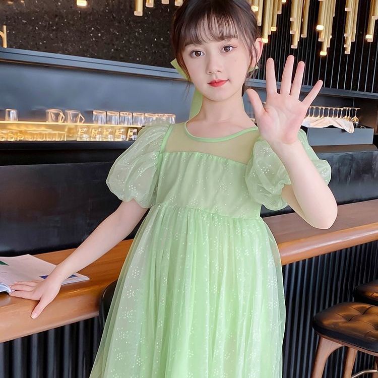 Đầm Công Chúa Phong Cách Hàn Quốc Thời Trang Mùa Hè 2022 Mới Cho Bé Gái