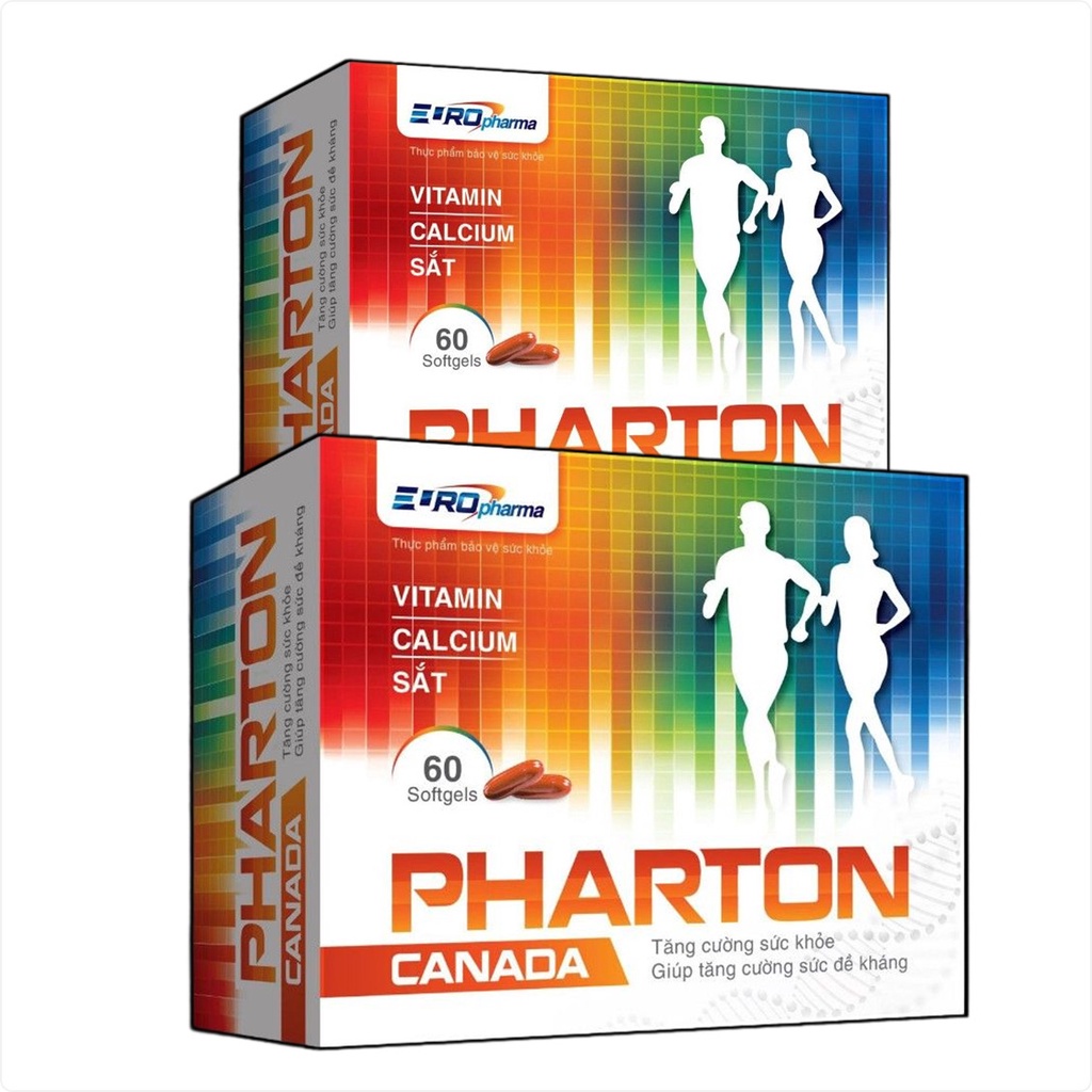 Viên uống Pharton Canada - Bổ sung Vitamin tổng hợp giúp tăng cường sức đề kháng, giảm mệt mỏi suy nhược, bồi bổ cơ thể