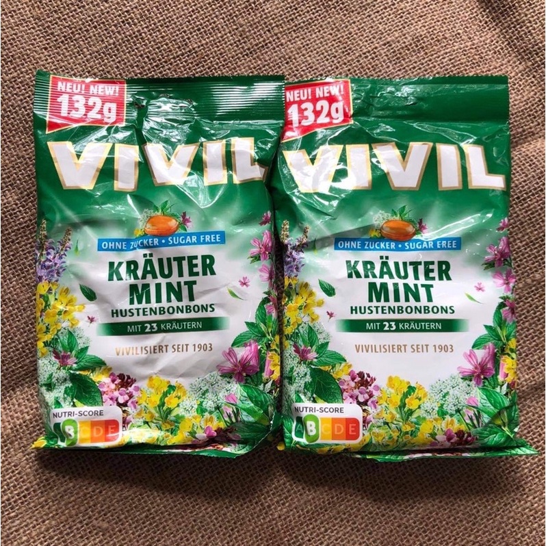 KẸO THẢO DƯỢC BẠC HÀ VIVIL – gói 80g