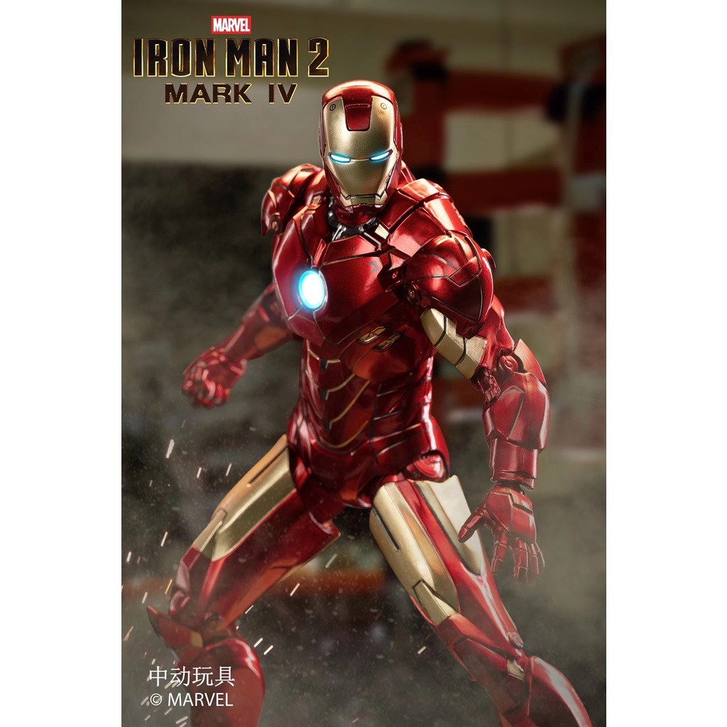 ZDTOYS ZD TOYS IRON MAN MÔ HÌNH NGƯỜI SẮT AVENGERS SIÊU NGẦU CAO 18CM CÓ HIỆU ỨNG MÀU METALLIC
