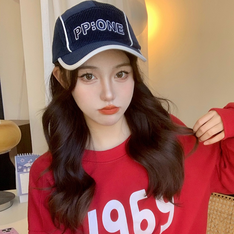 Mũ Lưỡi Trai Mềm Thêu Chữ Phong Cách Nhật Bản Thời Trang Cho Nam Nữ