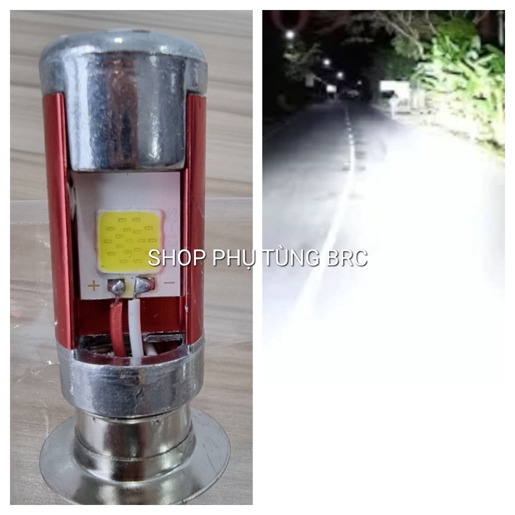Đèn pha LED siêu sáng KOSO loại 2 chân M5 lắp cho DREAM, WAVE nhỏ, CUB...