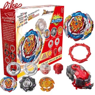 Bộ con quay đồ chơi beyblade burst b-201 zest achilles b201 b184 lr launcher beylauncher beyblade burst