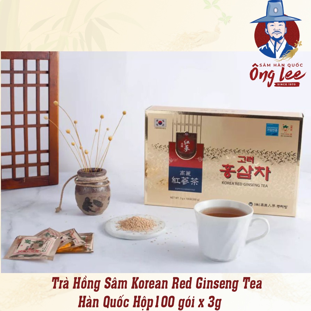 Trà Hồng Sâm Hàn Quốc Korea Red Ginseng Tea (3g x 100 gói)