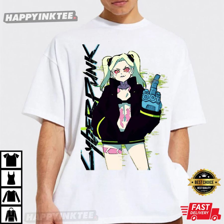 Áo thun Rebecca Cyberpunk - mẫu áo Anime cực chất