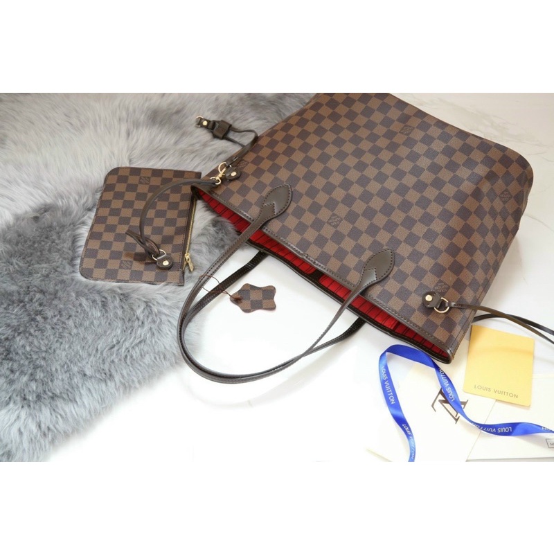 TÚI LV NEVERFULL KÈM VÍ