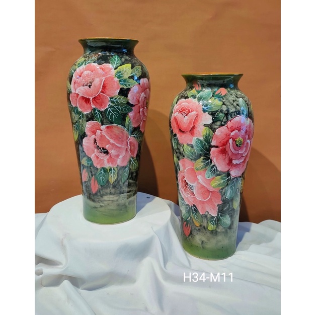 Lọ hoa vẽ tay- lọ hoa Bát Tràng