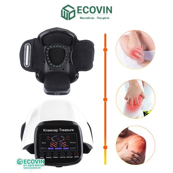 Máy Massage Đầu Gối Khớp Gối Hỗ Trợ Giảm Đau Nhức Có Sử Dụng Kết Hợp Giữa Xông Hơi Chườm Nóng Và Massage Rung K-705