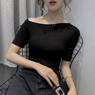 Áo thun lệch vai HT06