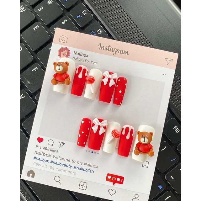 Nailbox thiết kế,móng úp,móng giả giá rẻ