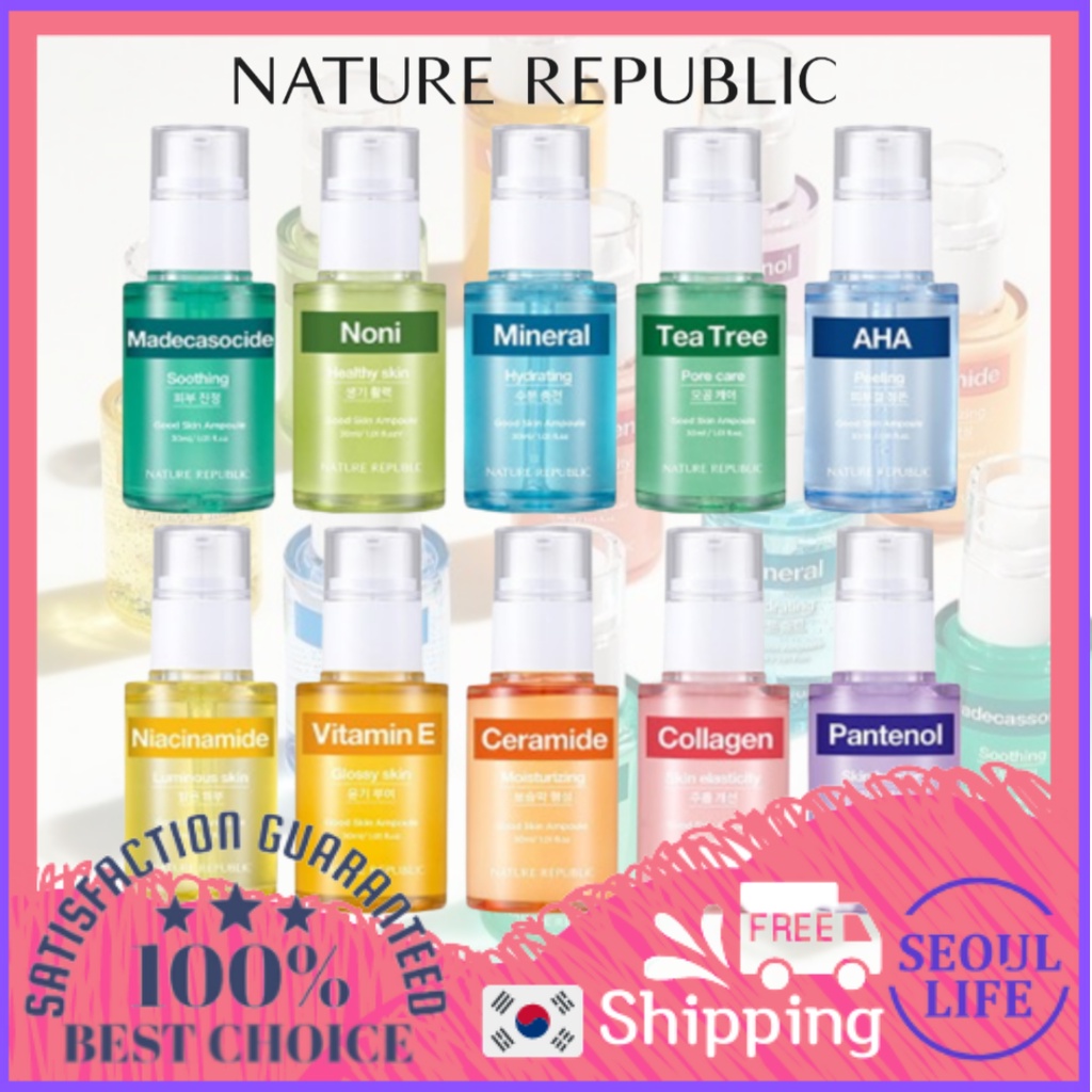 Tinh Chất Chăm Sóc Da Nature Republic 30Ml 10 Loại Tùy Chọn