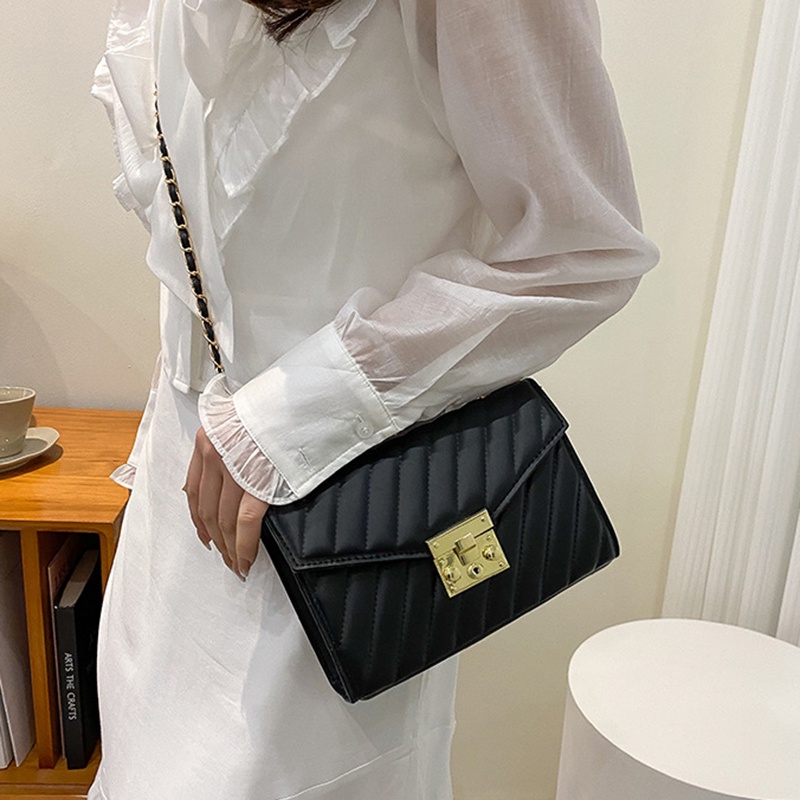 Túi Đeo Chéo Có Khóa Phong Cách Hàn Quốc Cho Nữ