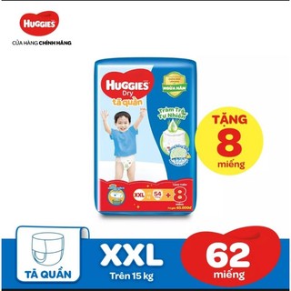 Tã/ bỉm quần tràm trà tự nhiên huggies xxl54+8.