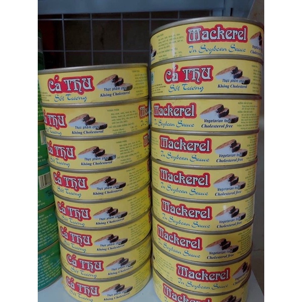 Cá thu chay sốt tương 240gr/hộp