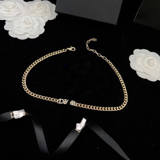 Vòng cổ nữ đì.o đá dáng xích mảnh siêu cấp không han gỉ, choker thương hiệu sang chảnh