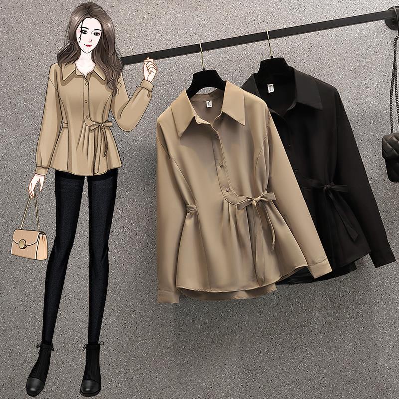 Áo Sơ Mi Mỏng Plus Size Cho Nữ