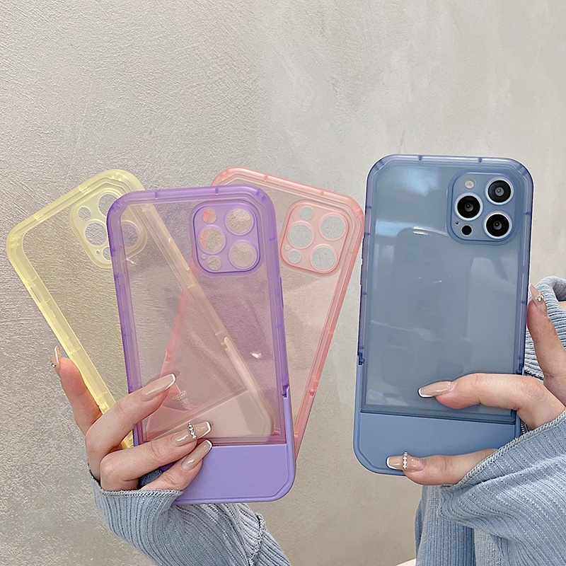 Ốp Điện Thoại Họa Tiết Cô Gái Mập Mạp Có Giá Đỡ Cho iPhone 14 13 12 11 Pro Max XS XR X 8 7 Plus + SE 2020