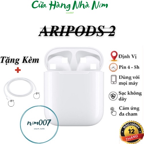 Tai nghe Bluetooth Không Dây A2 Bản Cao Cấp Full Chức Năng Định Vị - Đổi Tên - Bluetooth 5.0. Dùng được tất cả dòng máy
