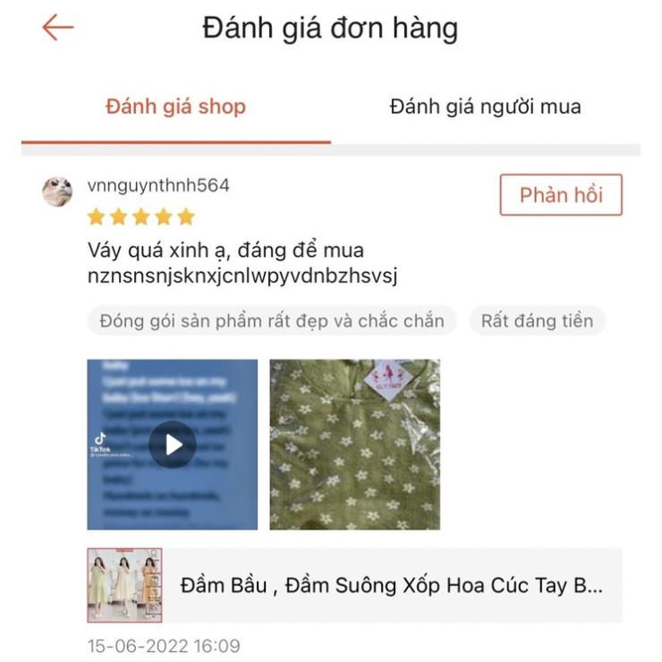 Đầm Bầu , Suông Hoa Cúc Nhí Mặc Thoải Mái Suốt Thai Kì &amp; Sau Sinh Thiết Kế Cao Cấp