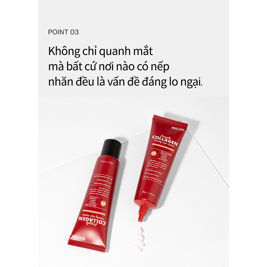 Kem dưỡng da vùng mắt Triple Collagen Firming Eye Cream tuýp 50g