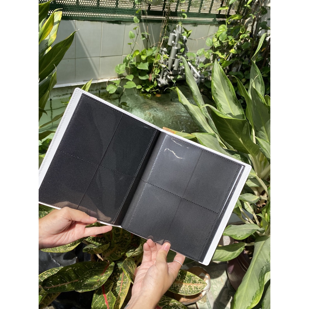 Album Sưu Tập thẻ bài 4-Pocket đen 2x2