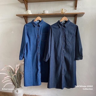 Váy sơ mi denim cao cấp 51001 CHERRY COCO