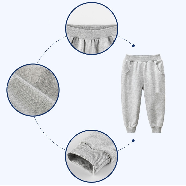 Quần dài bé trai thu đông thời trang trẻ em bé gái SKIDS