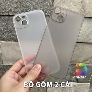 Combo 2 Ốp Lưng Trong Nhám Unibody Cho iPhone 14 PLUS Siêu Mỏng
