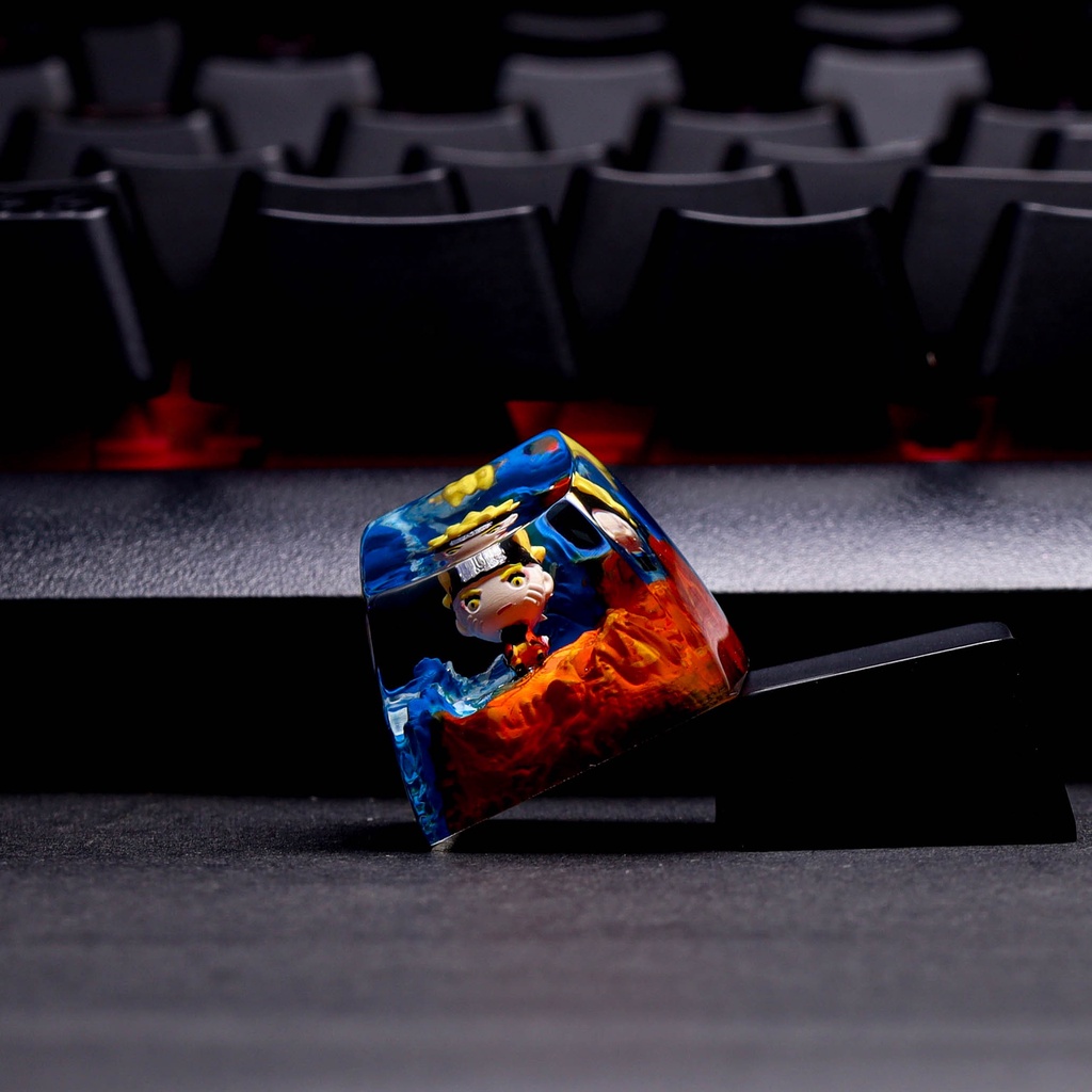 Keycap Naruto, Keycap anime Naruto, Keycap lẻ SA profile, Keycap artisan handmade