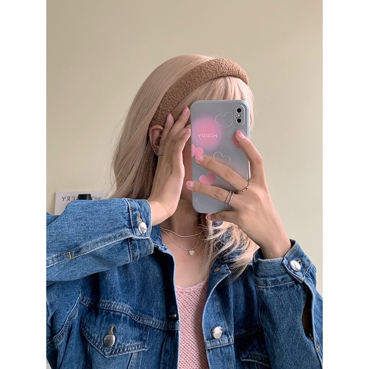 Băng Đô Len Mềm Mại Phong Cách Hàn Quốc Cho Nữ