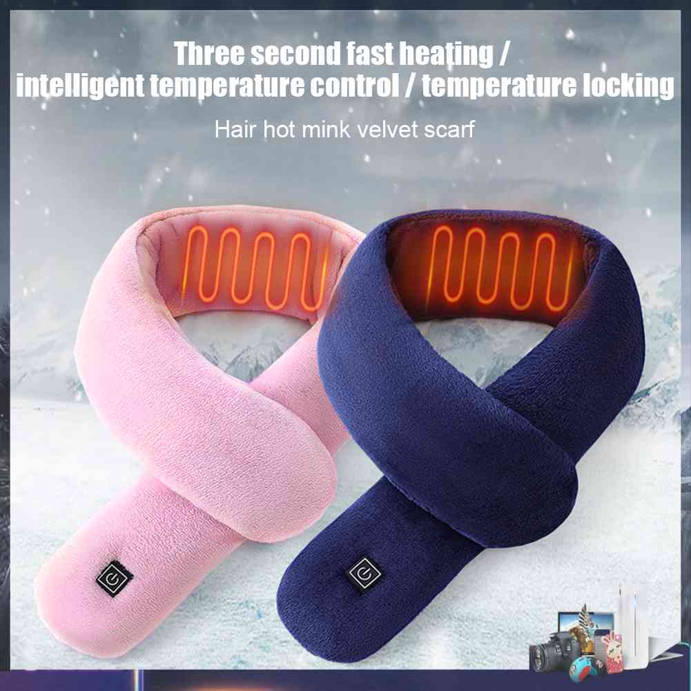 Khăn Choàng Cổ Sưởi Ấm Bằng Điện Có Thể Điều Chỉnh Nhiệt Độ Thông Minh