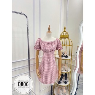 Bigsize Đầm caro D806