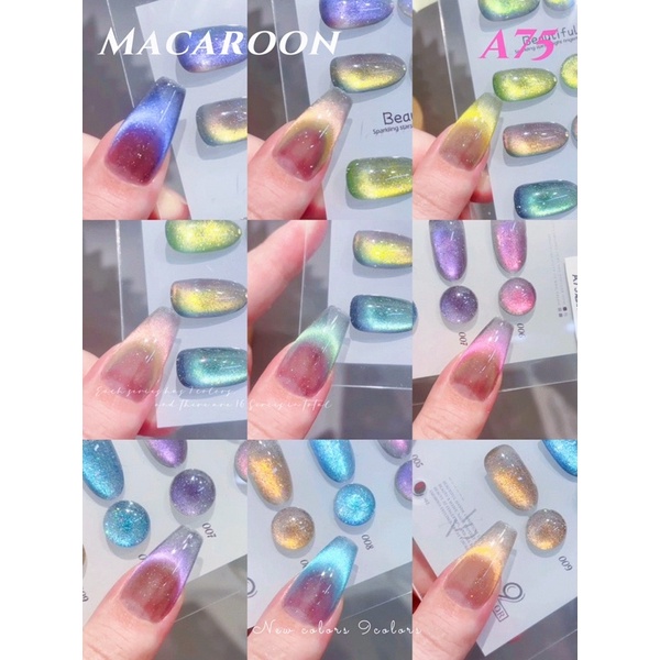 SET Mắt Mèo A75 đẹp dã man luôn - Thạch mm - nhũ ánh kim cương 💅🏻💅🏻💅🏻.