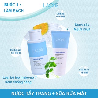 Bộ chăm sóc da cho da giảm mụn Laone