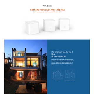 [nhập khẩu] Bộ 3 Tenda Nova MW3 thiết bị phát wifi 1200M (3Pack / 2 Pack)