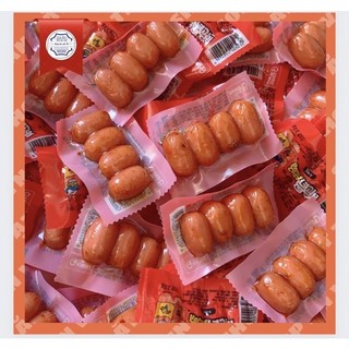 com bo 5 gói xúc xích bi đồ ăn vặt trung