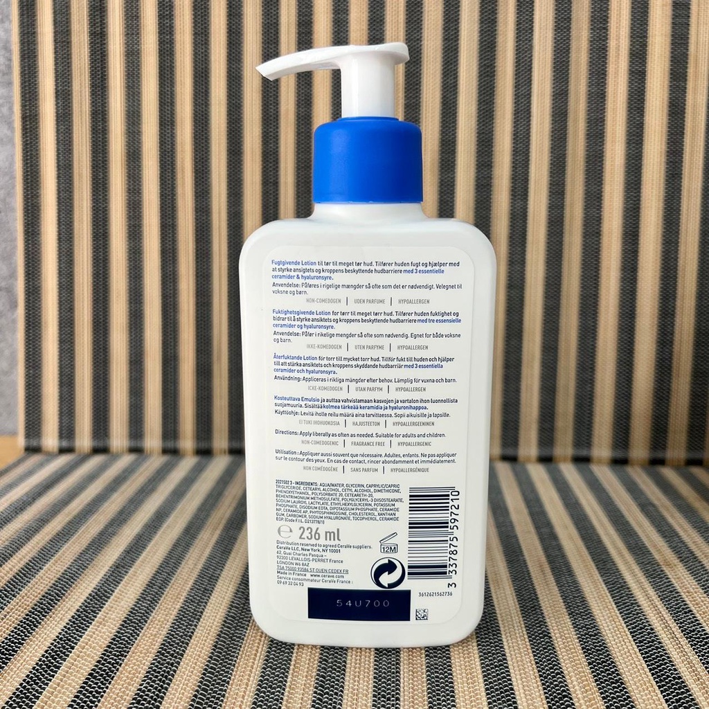 (mẫu mới 2022) Sữa Dưỡng Ẩm CeraVe Moisturising Lotion For Dry to Very Dry Skin