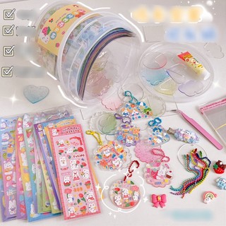 Sticker trang trí toploader lấp lánh SK16