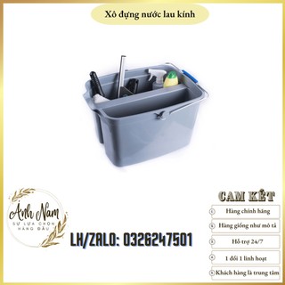 Thùng đựng dụng cụ và nước lau kính 2 ngăn B-041