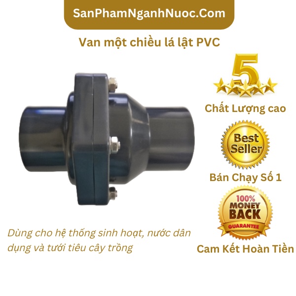 Van một chiều PVC lá lật 42